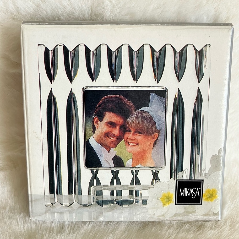 Mikasa Glass Photo Frame